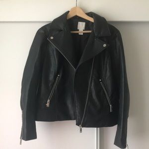 H&M faux leather jacket